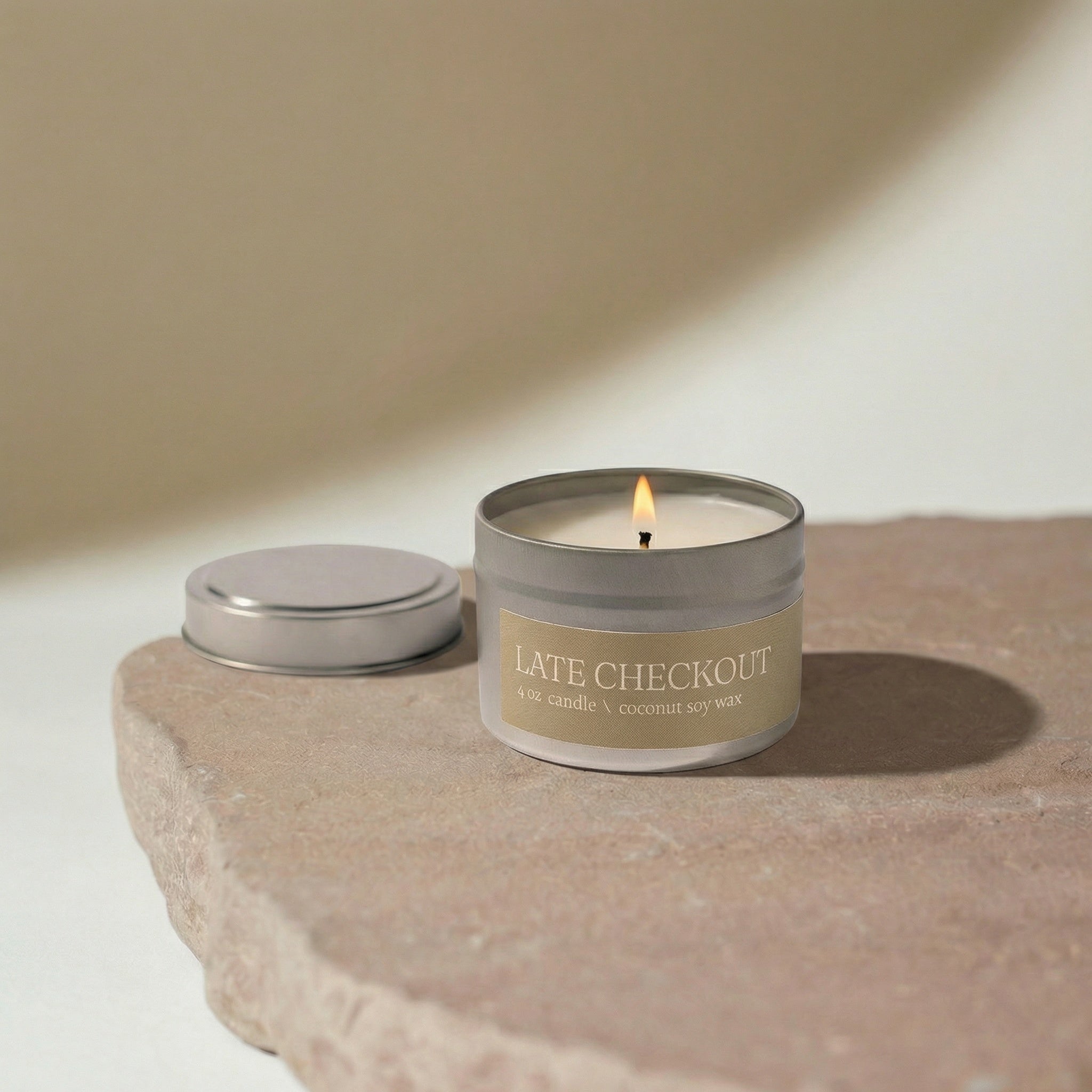 Late Checkout 4oz mini candle by Nose Dive