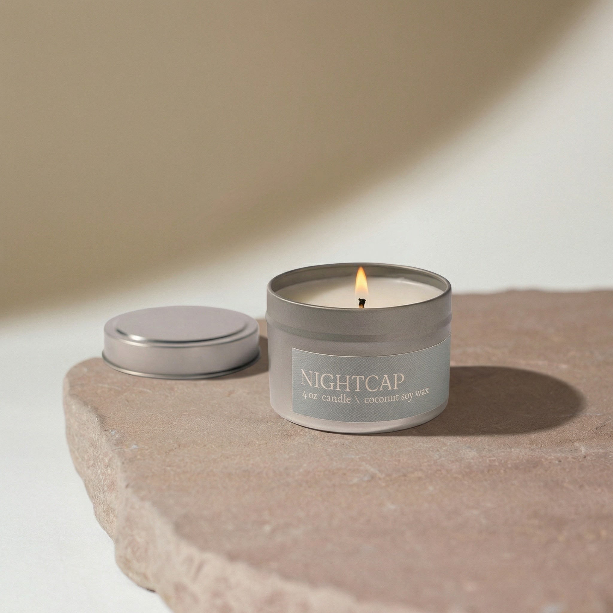 Nightcap 4oz mini candle by Nose Dive