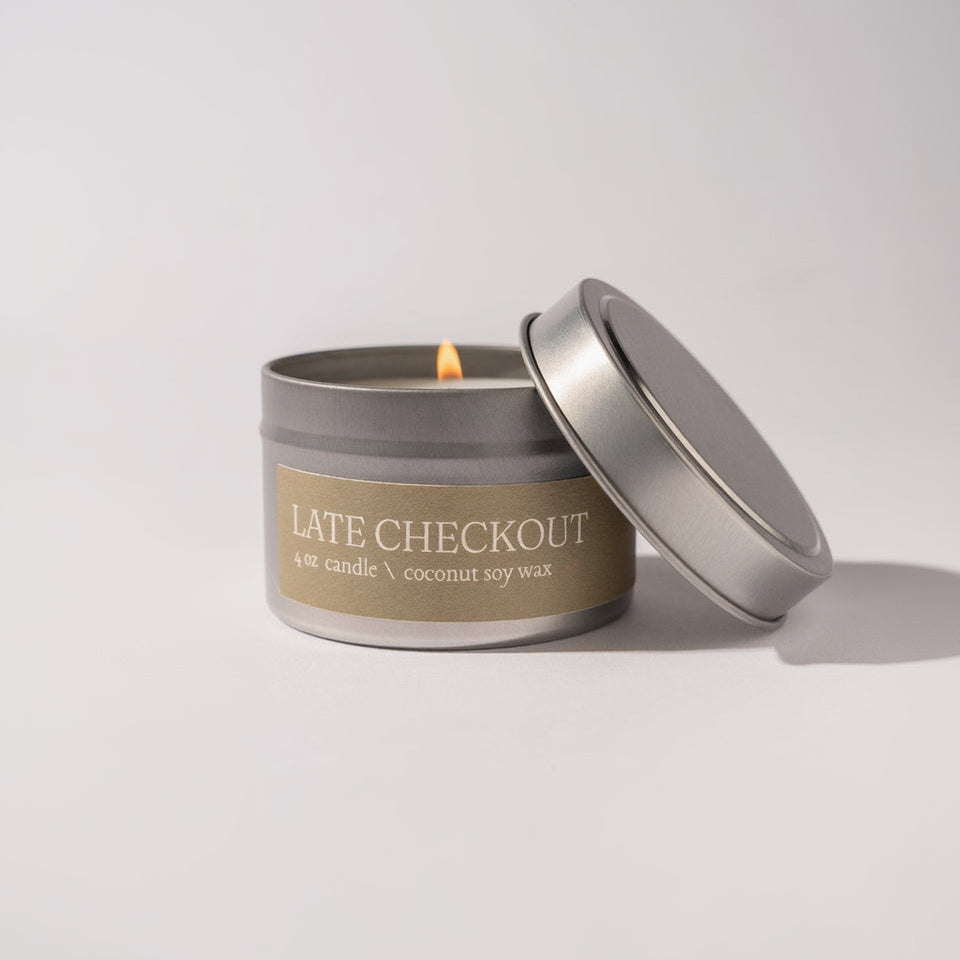 Late Checkout 4oz mini candle by Nose Dive