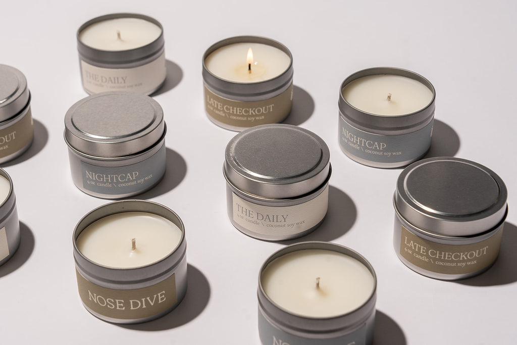 The Daily 4oz mini candle by Nose Dive