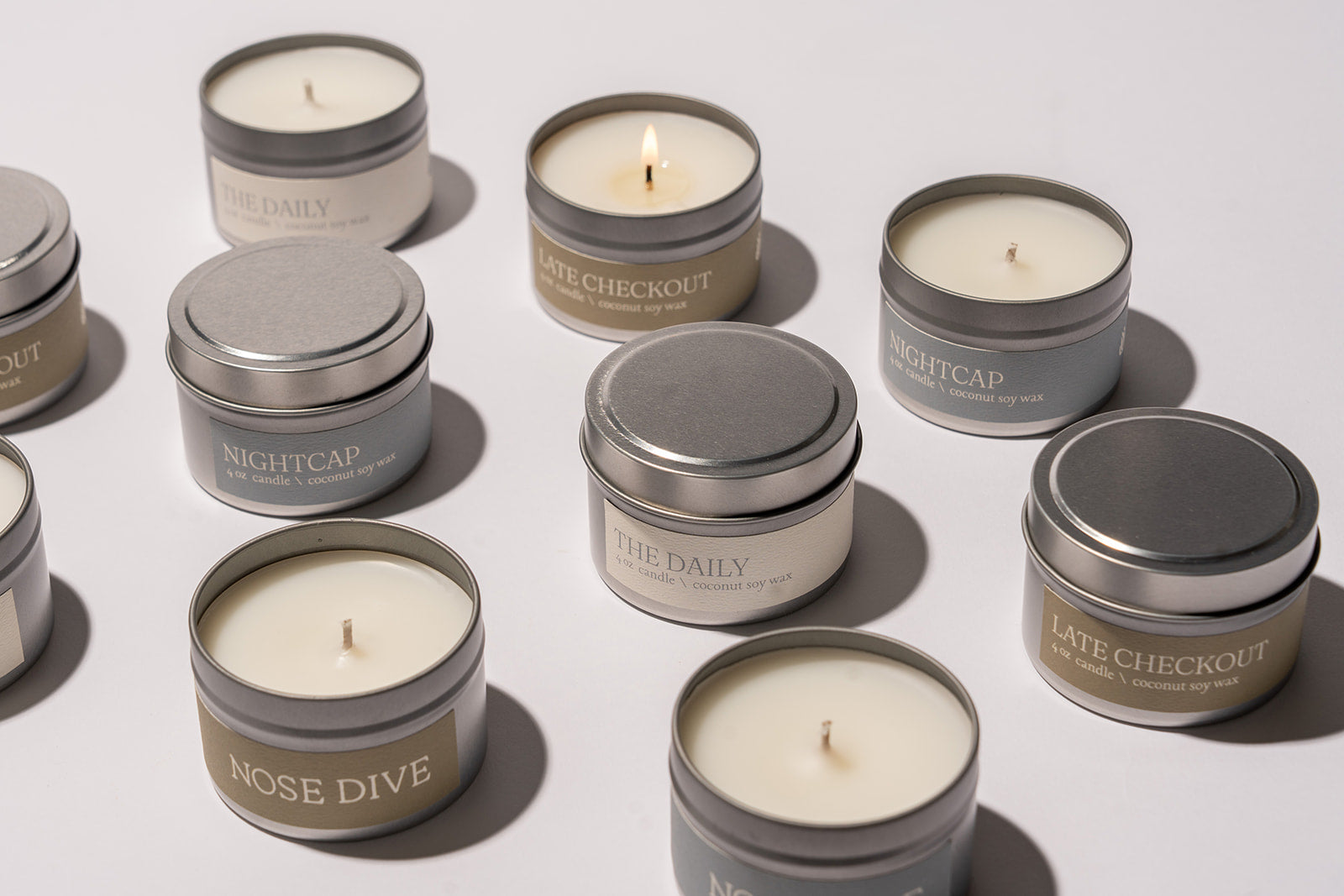 The Daily 4oz mini candle by Nose Dive