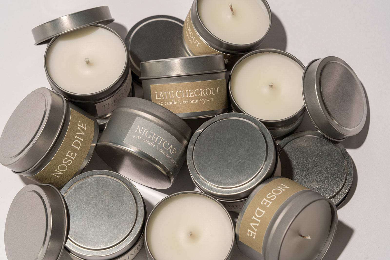 Nightcap 4oz mini candle by Nose Dive