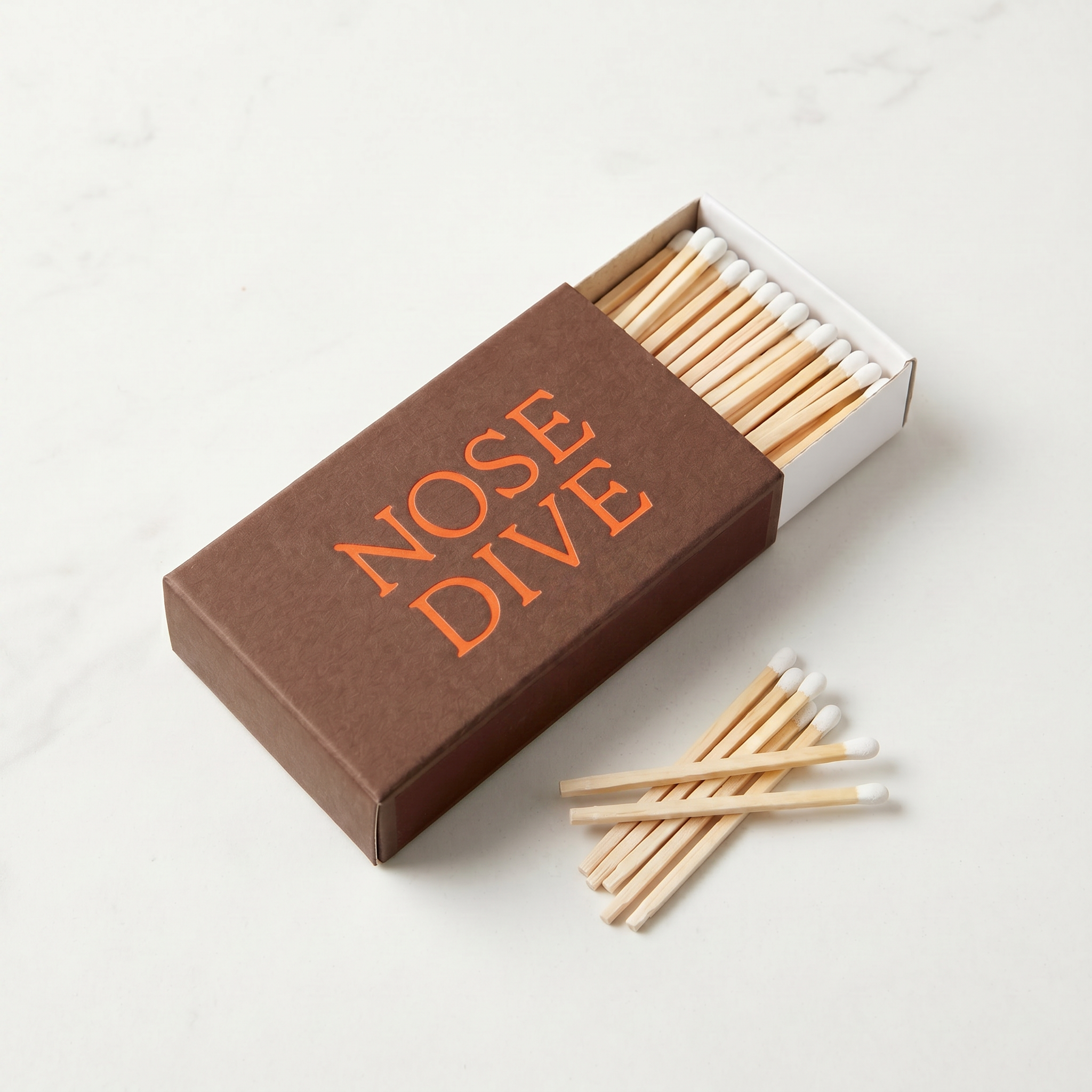 Brooklyn's Bites x Nose Dive collab candle bundle packaging with logo detail